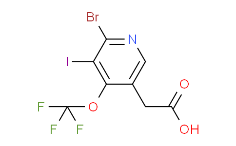 AM185925 | 1804581-73-4 | 2-Bromo-3-iodo-4-(trifluoromethoxy)pyridine-5-acetic acid
