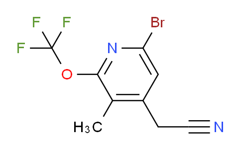 AM185930 | 1803913-37-2 | 6-Bromo-3-methyl-2-(trifluoromethoxy)pyridine-4-acetonitrile