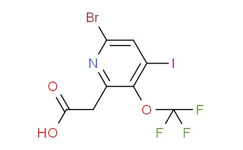 AM185931 | 1804650-42-7 | 6-Bromo-4-iodo-3-(trifluoromethoxy)pyridine-2-acetic acid