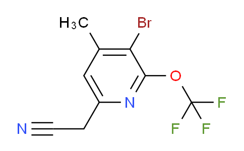 AM185936 | 1803950-29-9 | 3-Bromo-4-methyl-2-(trifluoromethoxy)pyridine-6-acetonitrile