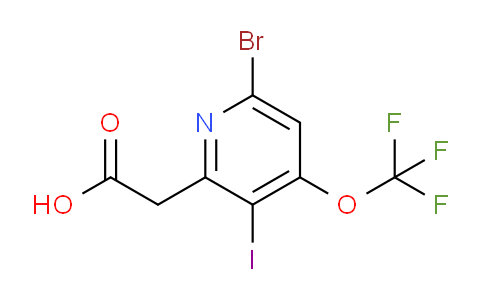 AM185937 | 1804650-56-3 | 6-Bromo-3-iodo-4-(trifluoromethoxy)pyridine-2-acetic acid