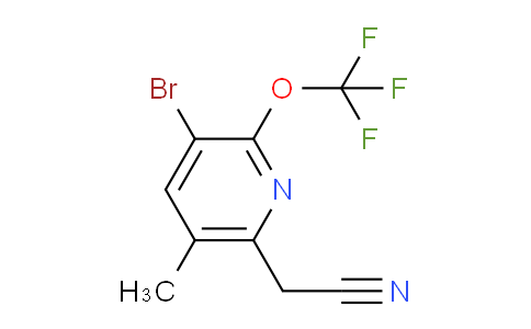 AM185938 | 1804580-89-9 | 3-Bromo-5-methyl-2-(trifluoromethoxy)pyridine-6-acetonitrile