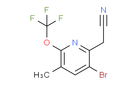 AM185939 | 1803953-79-8 | 3-Bromo-5-methyl-6-(trifluoromethoxy)pyridine-2-acetonitrile