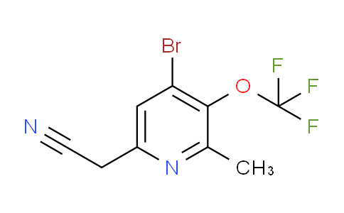 AM185940 | 1804613-65-7 | 4-Bromo-2-methyl-3-(trifluoromethoxy)pyridine-6-acetonitrile