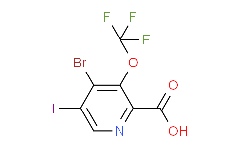 AM185941 | 1804393-21-2 | 4-Bromo-5-iodo-3-(trifluoromethoxy)pyridine-2-carboxylic acid