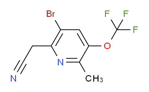 AM185948 | 1803954-09-7 | 5-Bromo-2-methyl-3-(trifluoromethoxy)pyridine-6-acetonitrile