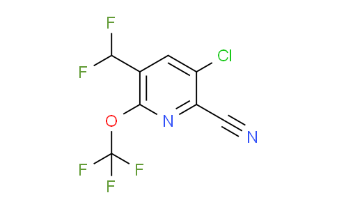 AM185949 | 1803912-09-5 | 3-Chloro-2-cyano-5-(difluoromethyl)-6-(trifluoromethoxy)pyridine