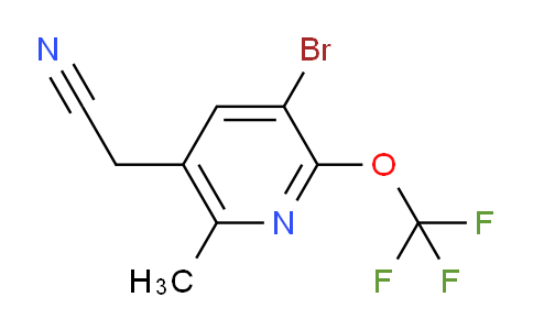 AM185953 | 1806222-82-1 | 3-Bromo-6-methyl-2-(trifluoromethoxy)pyridine-5-acetonitrile