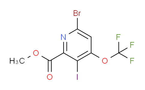 AM185964 | 1804595-41-2 | Methyl 6-bromo-3-iodo-4-(trifluoromethoxy)pyridine-2-carboxylate