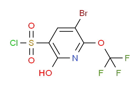 AM185966 | 1804575-96-9 | 3-Bromo-6-hydroxy-2-(trifluoromethoxy)pyridine-5-sulfonyl chloride