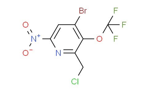 4-Bromo-2-(chloromethyl)-6-nitro-3-(trifluoromethoxy)pyridine
