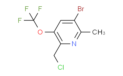 3-Bromo-6-(chloromethyl)-2-methyl-5-(trifluoromethoxy)pyridine