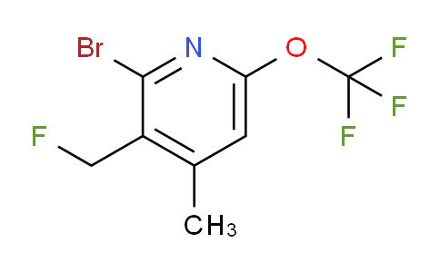 2-Bromo-3-(fluoromethyl)-4-methyl-6-(trifluoromethoxy)pyridine