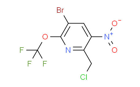 5-Bromo-2-(chloromethyl)-3-nitro-6-(trifluoromethoxy)pyridine