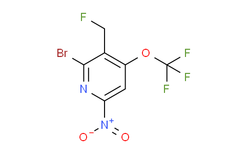 2-Bromo-3-(fluoromethyl)-6-nitro-4-(trifluoromethoxy)pyridine