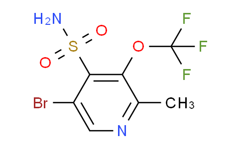 5-Bromo-2-methyl-3-(trifluoromethoxy)pyridine-4-sulfonamide