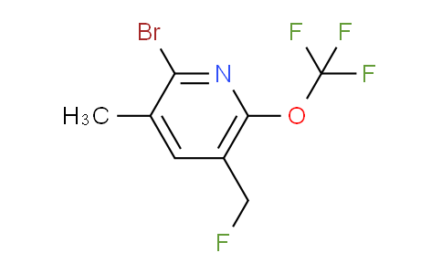 2-Bromo-5-(fluoromethyl)-3-methyl-6-(trifluoromethoxy)pyridine