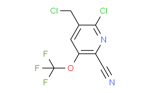 2-Chloro-3-(chloromethyl)-6-cyano-5-(trifluoromethoxy)pyridine