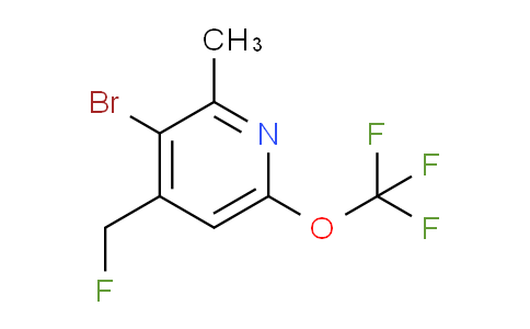 AM186022 | 1804579-65-4 | 3-Bromo-4-(fluoromethyl)-2-methyl-6-(trifluoromethoxy)pyridine