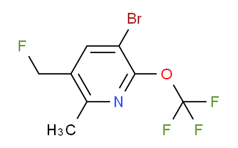AM186025 | 1804393-18-7 | 3-Bromo-5-(fluoromethyl)-6-methyl-2-(trifluoromethoxy)pyridine