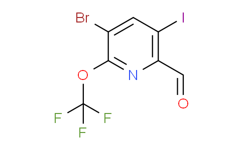 AM186032 | 1803679-41-5 | 3-Bromo-5-iodo-2-(trifluoromethoxy)pyridine-6-carboxaldehyde