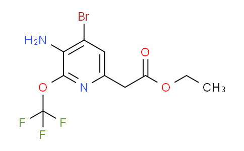 AM18604 | 1804586-39-7 | Ethyl 3-amino-4-bromo-2-(trifluoromethoxy)pyridine-6-acetate