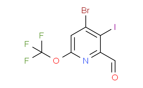 AM186040 | 1804580-72-0 | 4-Bromo-3-iodo-6-(trifluoromethoxy)pyridine-2-carboxaldehyde