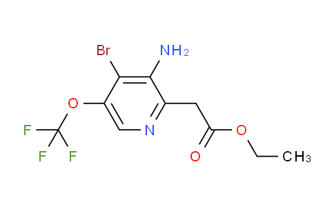 AM18605 | 1803544-77-5 | Ethyl 3-amino-4-bromo-5-(trifluoromethoxy)pyridine-2-acetate