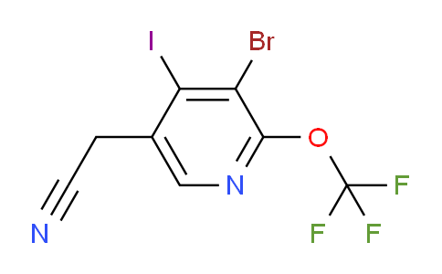 AM186060 | 1806221-92-0 | 3-Bromo-4-iodo-2-(trifluoromethoxy)pyridine-5-acetonitrile