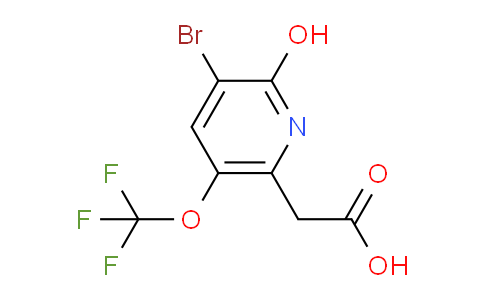 AM186061 | 1804447-08-2 | 3-Bromo-2-hydroxy-5-(trifluoromethoxy)pyridine-6-acetic acid