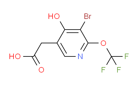 AM186064 | 1804605-37-5 | 3-Bromo-4-hydroxy-2-(trifluoromethoxy)pyridine-5-acetic acid