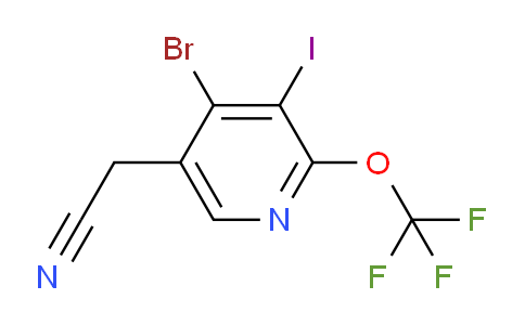 AM186070 | 1806222-07-0 | 4-Bromo-3-iodo-2-(trifluoromethoxy)pyridine-5-acetonitrile