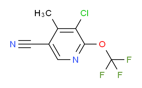 AM186074 | 1806236-39-4 | 3-Chloro-5-cyano-4-methyl-2-(trifluoromethoxy)pyridine