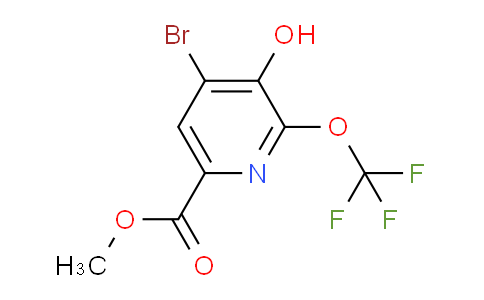 AM186082 | 1804629-39-7 | Methyl 4-bromo-3-hydroxy-2-(trifluoromethoxy)pyridine-6-carboxylate