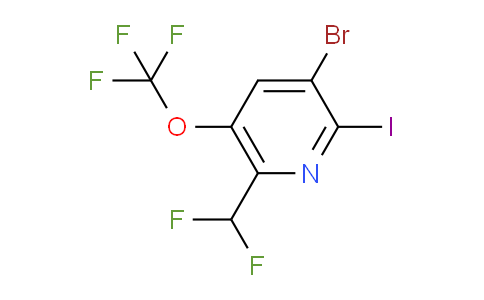 AM186113 | 1803957-17-6 | 3-Bromo-6-(difluoromethyl)-2-iodo-5-(trifluoromethoxy)pyridine