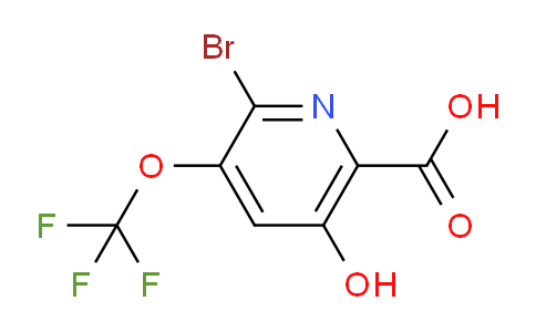 AM186117 | 1804629-10-4 | 2-Bromo-5-hydroxy-3-(trifluoromethoxy)pyridine-6-carboxylic acid