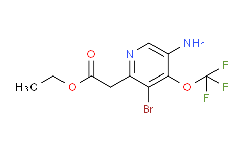 AM18612 | 1805985-23-2 | Ethyl 5-amino-3-bromo-4-(trifluoromethoxy)pyridine-2-acetate