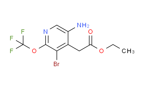 AM18614 | 1803446-86-7 | Ethyl 5-amino-3-bromo-2-(trifluoromethoxy)pyridine-4-acetate