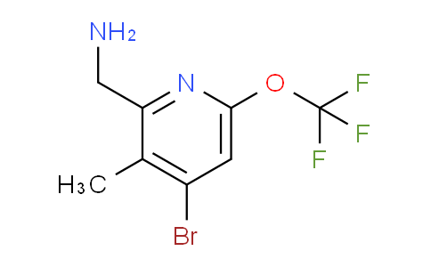 2-(Aminomethyl)-4-bromo-3-methyl-6-(trifluoromethoxy)pyridine