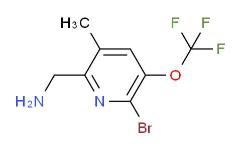 2-(Aminomethyl)-6-bromo-3-methyl-5-(trifluoromethoxy)pyridine