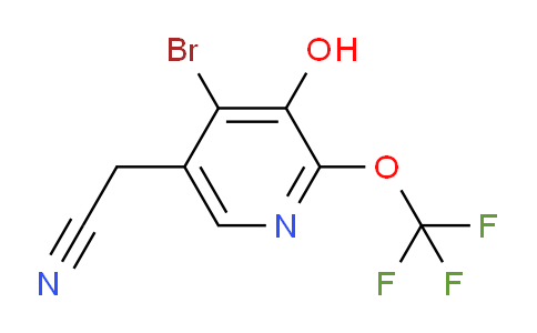 AM186156 | 1804444-88-9 | 4-Bromo-3-hydroxy-2-(trifluoromethoxy)pyridine-5-acetonitrile