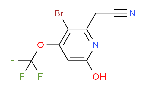 AM186165 | 1804579-81-4 | 3-Bromo-6-hydroxy-4-(trifluoromethoxy)pyridine-2-acetonitrile