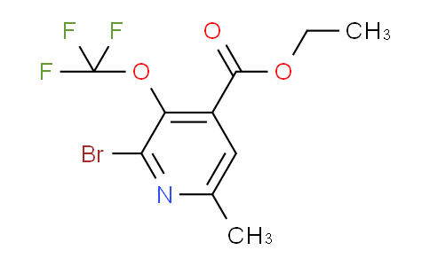AM186167 | 1804603-82-4 | Ethyl 2-bromo-6-methyl-3-(trifluoromethoxy)pyridine-4-carboxylate