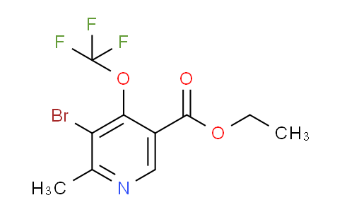 AM186175 | 1803465-79-3 | Ethyl 3-bromo-2-methyl-4-(trifluoromethoxy)pyridine-5-carboxylate