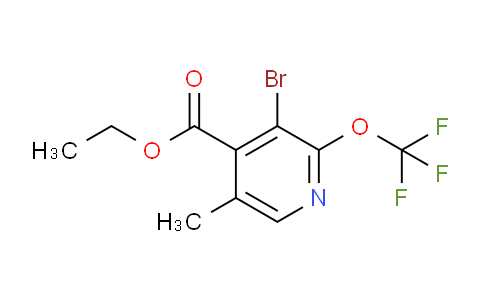 Ethyl 3-bromo-5-methyl-2-(trifluoromethoxy)pyridine-4-carboxylate