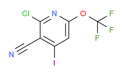 2-Chloro-3-cyano-4-iodo-6-(trifluoromethoxy)pyridine