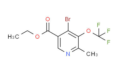 AM186187 | 1806088-43-6 | Ethyl 4-bromo-2-methyl-3-(trifluoromethoxy)pyridine-5-carboxylate