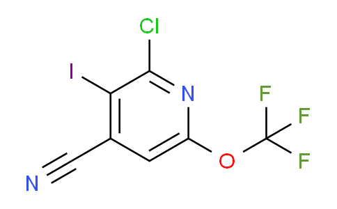 2-Chloro-4-cyano-3-iodo-6-(trifluoromethoxy)pyridine