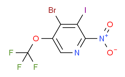 4-Bromo-3-iodo-2-nitro-5-(trifluoromethoxy)pyridine