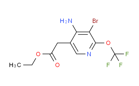 AM18621 | 1804519-41-2 | Ethyl 4-amino-3-bromo-2-(trifluoromethoxy)pyridine-5-acetate